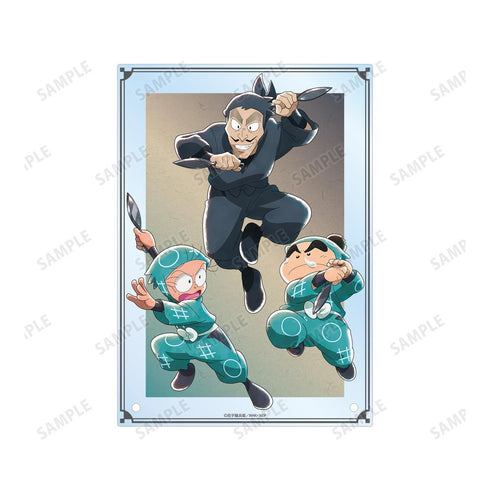 『忍たま乱太郎』描き下ろしイラスト 集合A みんなで鍛練の段ver. A5アクリルパネル【202509再販】